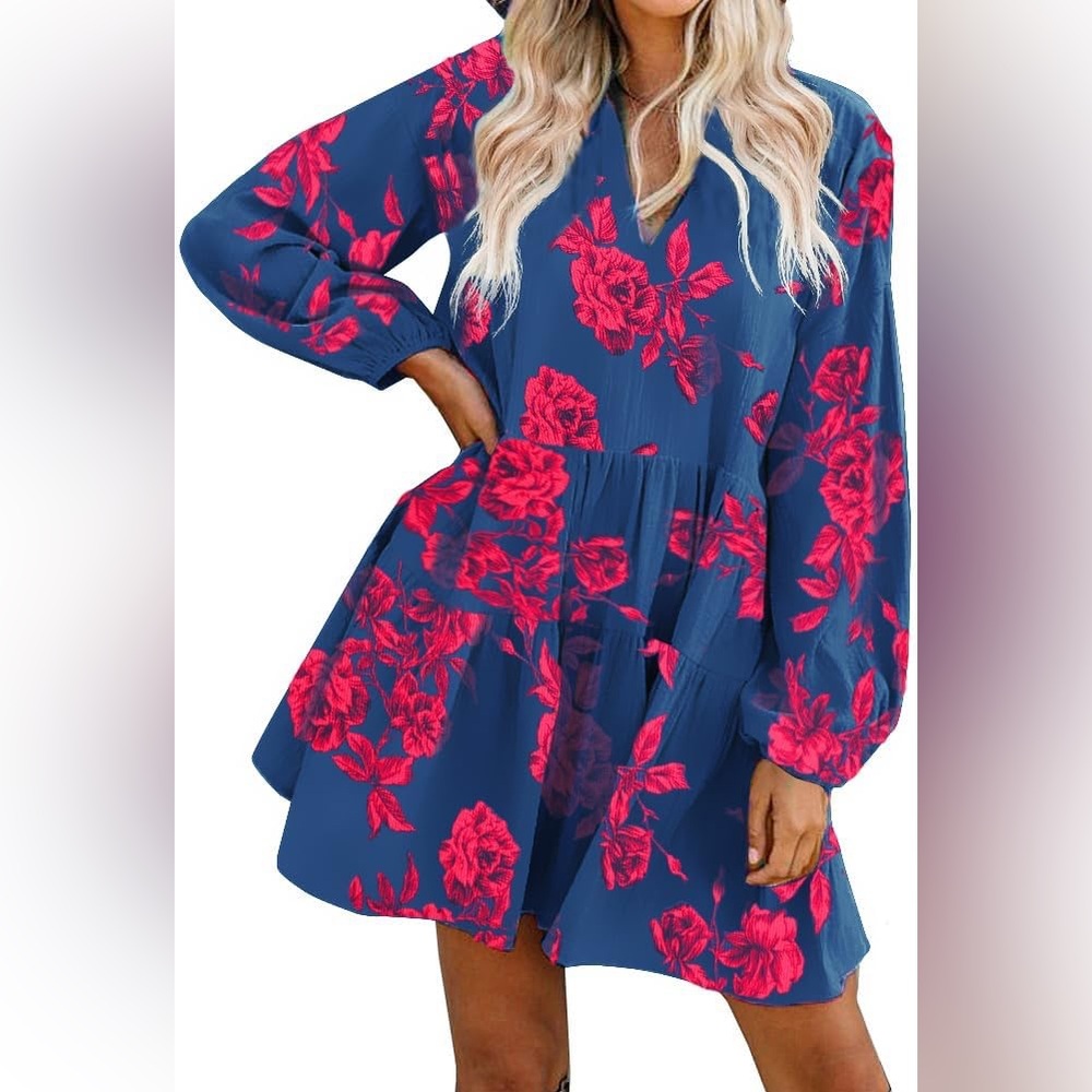 FancyInn Floral Baby Doll Dress